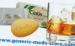 alcohol and cialis